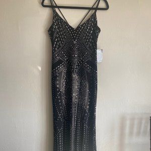 Jump Apparel Black Trumpet Gown, Size 5/6, NWT